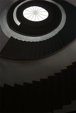 Spiral staircase  / stairways going up / A spiral staircase leading up Stock Photo - Budget Royalty-Free & Subscription, Code: 400-04475415