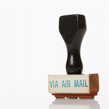 Rubber stamp for air mail. Foto de stock - Royalty-Free Super Valor e Assinatura, Número: 400-04475737