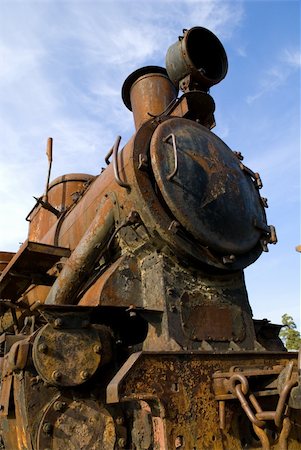 simsearch:862-03288971,k - Old Rusty steamtrain Stock Photo - Budget Royalty-Free & Subscription, Code: 400-04476261