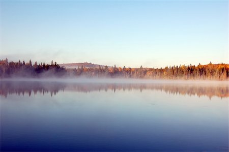 simsearch:400-04228624,k - A beautiful autumn's landscape in the morning with fog and mist Stock Photo - Budget Royalty-Free & Subscription, Code: 400-04476347