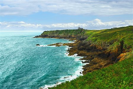 simsearch:400-05881592,k - Landscape of rocky Atlantic coast in Brittany, France Foto de stock - Super Valor sin royalties y Suscripción, Código: 400-04476465