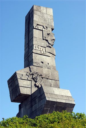 simsearch:400-07669674,k - war monument on the Westerplatte in Poland, Gdansk Fotografie stock - Microstock e Abbonamento, Codice: 400-04476489