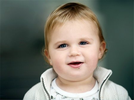 simsearch:400-04547844,k - Cute 15 month old baby smiling Stock Photo - Budget Royalty-Free & Subscription, Code: 400-04476874