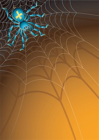 simsearch:400-08200203,k - Vector illustration -  Web with a spider Stock Photo - Budget Royalty-Free & Subscription, Code: 400-04477149