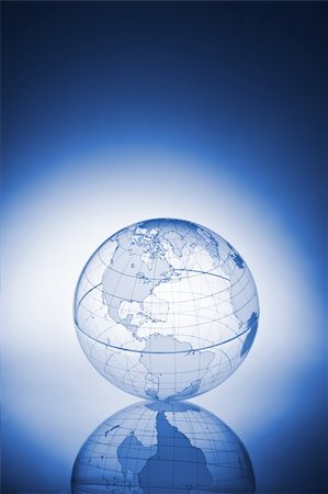 simsearch:400-03947973,k - Translucent globe with backlit background Photographie de stock - Aubaine LD & Abonnement, Code: 400-04477353