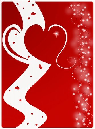 simsearch:400-04480877,k - Computer designed abstract background - Valentine's day card Foto de stock - Royalty-Free Super Valor e Assinatura, Número: 400-04477363