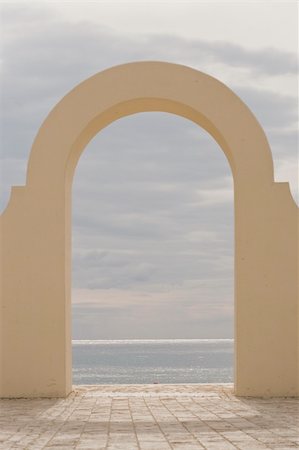 sperlonga italy - Archway on an Italian beach. Stock Photo - Budget Royalty-Free & Subscription, Code: 400-04477457