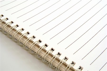 simsearch:400-03991945,k - close up of a spiralled notebook with shallow dof Stockbilder - Microstock & Abonnement, Bildnummer: 400-04477547