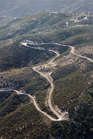 simsearch:400-04169658,k - Aerial of winding scenic road in California, USA. Stock Photo - Budget Royalty-Free & Subscription, Code: 400-04477644