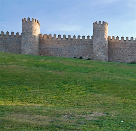 simsearch:400-04066912,k - Medieval city walls in Avila, Spain . Stock Photo - Budget Royalty-Free & Subscription, Code: 400-04477696