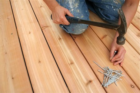 Building a new deck. Stock Photo - Budget Royalty-Free & Subscription, Code: 400-04477887