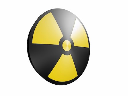 simsearch:400-05233482,k - 3d rendered illustration of a radioactive sign Fotografie stock - Microstock e Abbonamento, Codice: 400-04479325