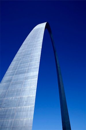 The Arch at St. Louis with Sun Shining in Between Foto de stock - Super Valor sin royalties y Suscripción, Código: 400-04479475