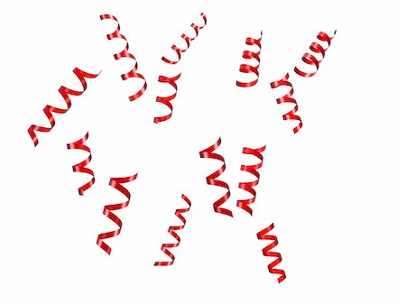 simsearch:400-09070151,k - 3d rendered illustration of falling red ribbons Foto de stock - Super Valor sin royalties y Suscripción, Código: 400-04479772