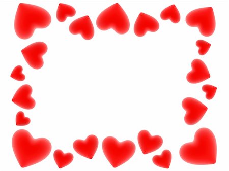 simsearch:400-03954598,k - 3d rendered illustration of many red hearts Photographie de stock - Aubaine LD & Abonnement, Code: 400-04479820