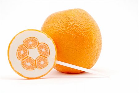 pees (artist) - Orange with lollipop Photographie de stock - Aubaine LD & Abonnement, Code: 400-04479892