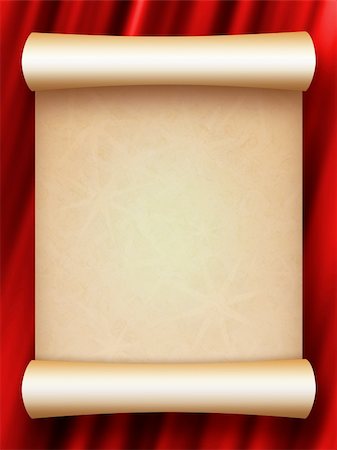 declaring - blank parchment paper scroll Stock Photo - Budget Royalty-Free & Subscription, Code: 400-04470160