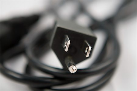 power outlet icon - Black Power Cord up close Foto de stock - Super Valor sin royalties y Suscripción, Código: 400-04470260