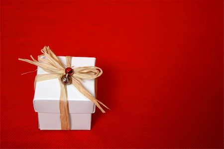 Christmas, birthday or special occasion present.  Space for copy Stockbilder - Microstock & Abonnement, Bildnummer: 400-04470786