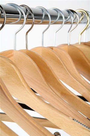 Coat hangers Stock Photo - Budget Royalty-Free & Subscription, Code: 400-04471488