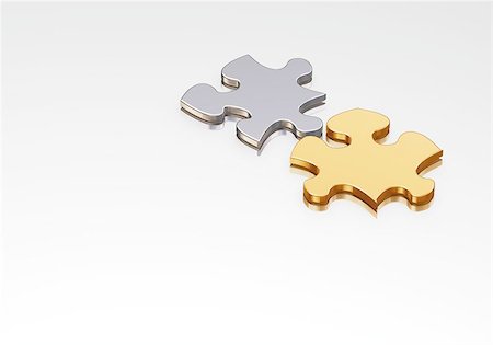 simsearch:400-03912788,k - 3D render of puzzle pieces Stock Photo - Budget Royalty-Free & Subscription, Code: 400-04471806