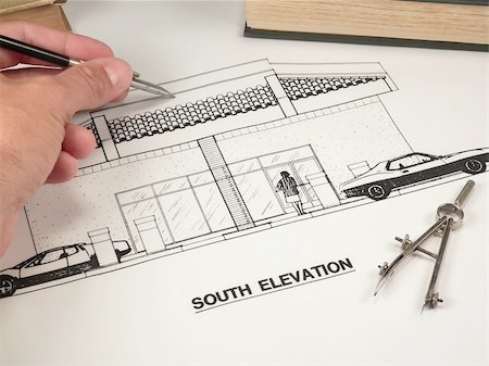 simsearch:400-07713698,k - An architects design Stock Photo - Budget Royalty-Free & Subscription, Code: 400-04473530