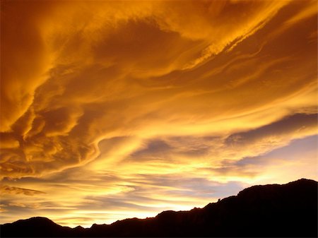 rocky mountains sun - Fire in the Sky Photographie de stock - Aubaine LD & Abonnement, Code: 400-04485471