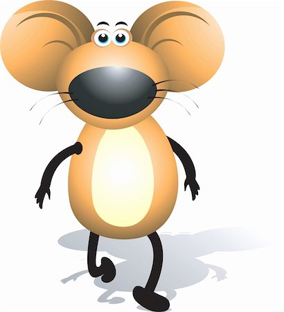 simsearch:400-03968121,k - A cute mice walking Foto de stock - Super Valor sin royalties y Suscripción, Código: 400-04485564