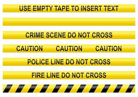 pnog (artist) - Police line tapes with a blank one to insert your own text Foto de stock - Super Valor sin royalties y Suscripción, Código: 400-04485794
