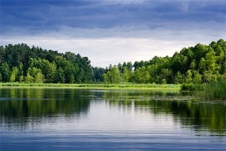simsearch:400-04016461,k - Beautiful lake view - bright interval between rain. Mazury, Poland. Foto de stock - Super Valor sin royalties y Suscripción, Código: 400-04485881