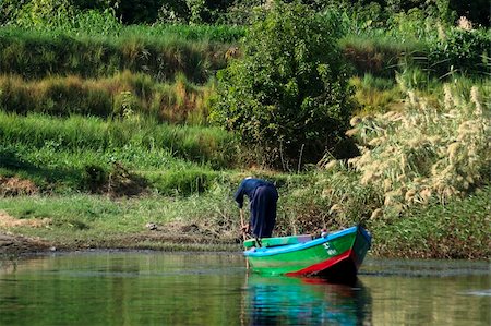 The south of Egypt on the river nile Fotografie stock - Microstock e Abbonamento, Codice: 400-04487171