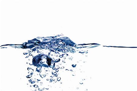 simsearch:400-05052693,k - blue water isolated on white background Stock Photo - Budget Royalty-Free & Subscription, Code: 400-04487361