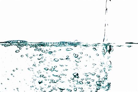 simsearch:400-05052693,k - blue water isolated on white background Stock Photo - Budget Royalty-Free & Subscription, Code: 400-04487378