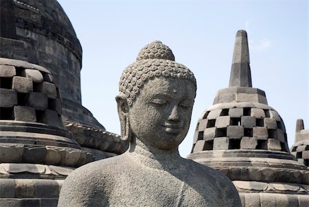 Borobudur, Java, Indonesia Foto de stock - Super Valor sin royalties y Suscripción, Código: 400-04488328