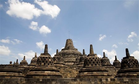 Borobudur, Java, Indonesia Foto de stock - Super Valor sin royalties y Suscripción, Código: 400-04488329