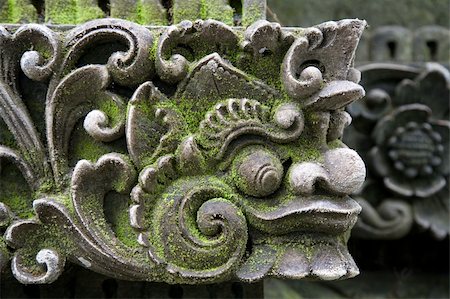 Balinese temple detail Stock Photo - Budget Royalty-Free & Subscription, Code: 400-04488402