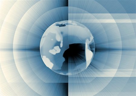 simsearch:400-04002516,k - blue world on abstract background Stock Photo - Budget Royalty-Free & Subscription, Code: 400-04488643