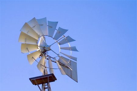 Farm wind mill Stock Photo - Budget Royalty-Free & Subscription, Code: 400-04480501