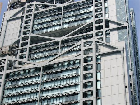 Architecture exterior design of HSBC building in  Hong Kong Stock Photo - Budget Royalty-Free & Subscription, Code: 400-04481256