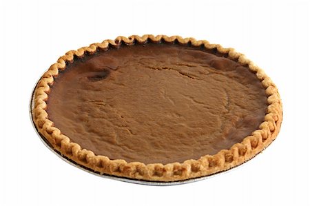 simsearch:400-04145790,k - A whole pumpkin pie, isolated. Stock Photo - Budget Royalty-Free & Subscription, Code: 400-04482881