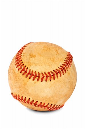 simsearch:400-04673387,k - New baseball ball on a white background Photographie de stock - Aubaine LD & Abonnement, Code: 400-04483157