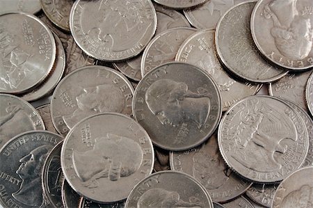 simsearch:400-04816321,k - A US quarters background Stock Photo - Budget Royalty-Free & Subscription, Code: 400-04483252