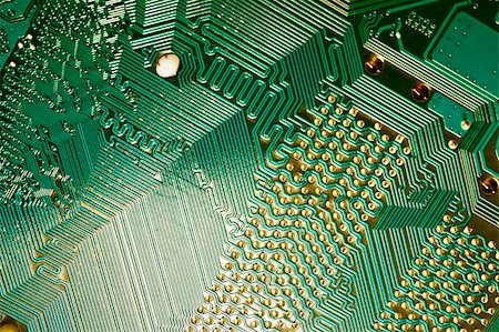 simsearch:400-05019823,k - high technology: complicated computer background in the green color Stock Photo - Budget Royalty-Free & Subscription, Code: 400-04483332