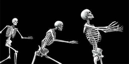 simsearch:400-06394180,k - An x ray image of a group of skeletons. A suitable medical or Halloween based image. Foto de stock - Super Valor sin royalties y Suscripción, Código: 400-04483514