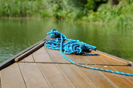 pees (artist) - Blue line on floating boat Foto de stock - Super Valor sin royalties y Suscripción, Código: 400-04483609