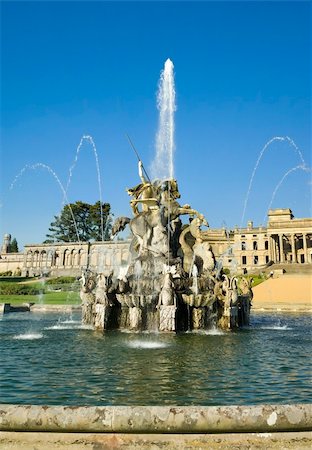 estate grounds - Witley Court Country House Worcestershire Midlands England Stock Photo - Budget Royalty-Free & Subscription, Code: 400-04483790