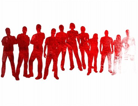 simsearch:400-05034662,k - textures style of people silhouettes Stock Photo - Budget Royalty-Free & Subscription, Code: 400-04483854