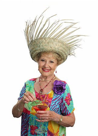 simsearch:400-08040653,k - A beautiful senior woman on a tropical vacation. Stock Photo - Budget Royalty-Free & Subscription, Code: 400-04483975