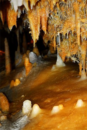 simsearch:400-07973945,k - Rock formations inside of a cave in Dordogne region, France. Stock Photo - Budget Royalty-Free & Subscription, Code: 400-04494406