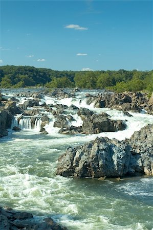 Potomac River - Great Falls, VA (View from the belvedere #3 on the Virginia side) Stock Photo - Budget Royalty-Free & Subscription, Code: 400-04495907